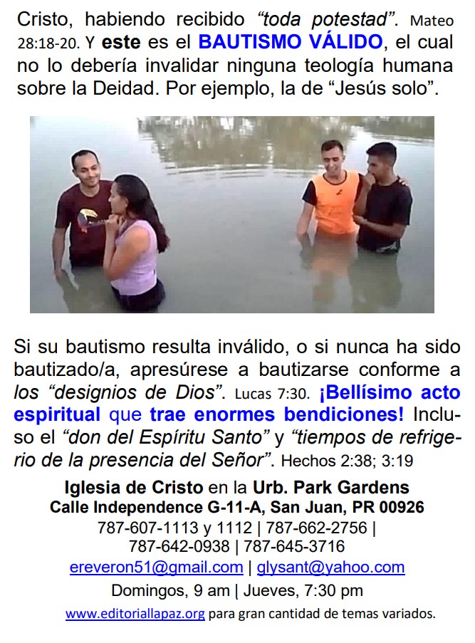 Página de 16- Es Valido Ante Dios su Bautismo